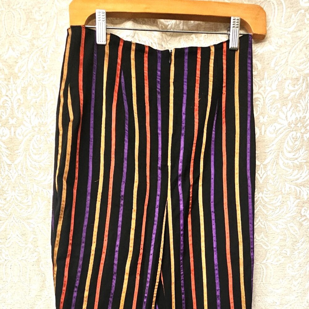 Catherine Malandrino Limited Edition rare ribbon-stripe pants trousers